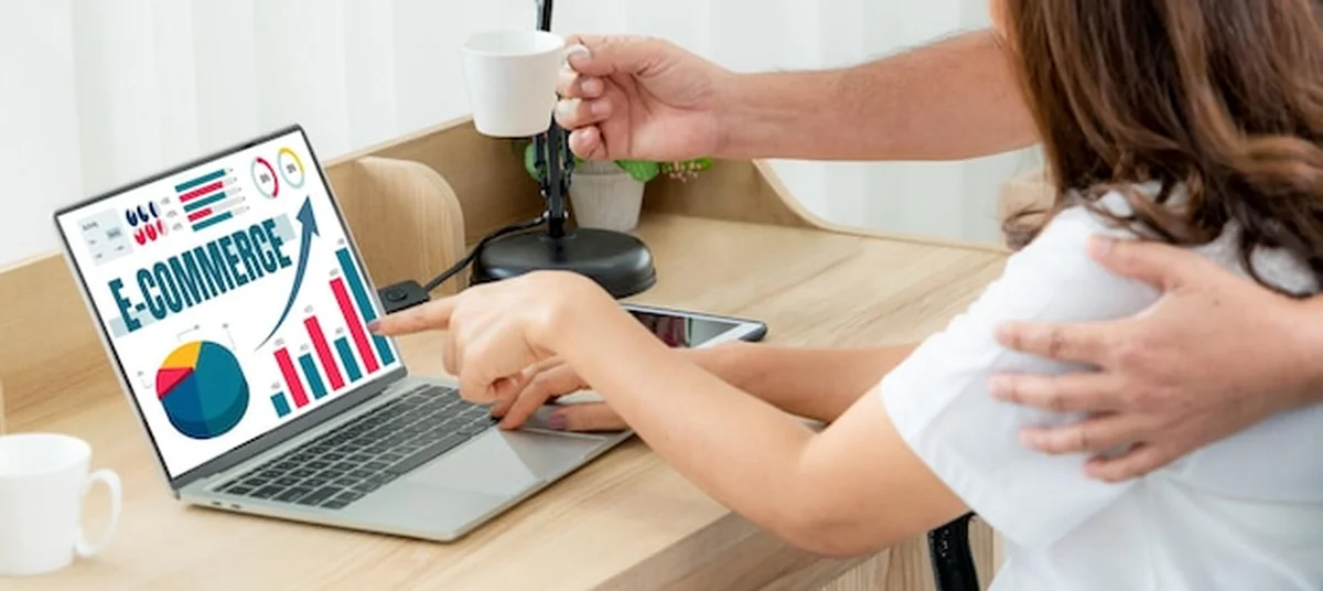 Oprogramowanie do przetwarzania danych e-commerce z modnym panelem do analizy sprzedaży